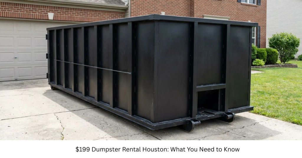 $199 Dumpster Rental Houston: What You Need to Know